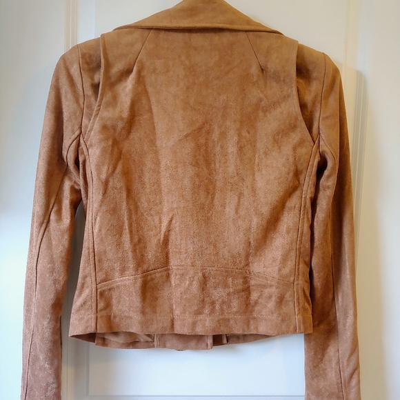 Lulus Vegan Suede Moto Jacket - Picture 5 of 6